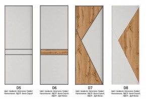 Шкаф-купе 1600 серии SOFT D8+D2+B2+PL4 (2 ящика+F обр.штанга) профиль «Графит» в Воткинске - votkinsk.ok-mebel.com | фото 10