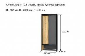 ОЛЬГА-ЛОФТ 10.1 Шкаф-купе без зеркала в Воткинске - votkinsk.ok-mebel.com | фото 3