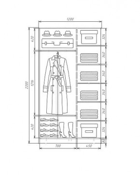 Шкаф-купе ХИТ 22-4-12-15 (420) в Воткинске - votkinsk.ok-mebel.com | фото 5