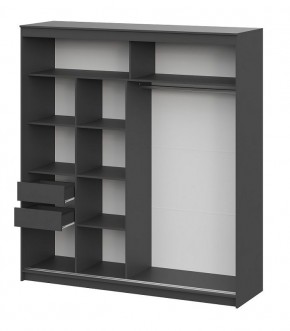 Шкаф-купе ШКП 3 МАКС (2000) Графит серый в Воткинске - votkinsk.ok-mebel.com | фото 3