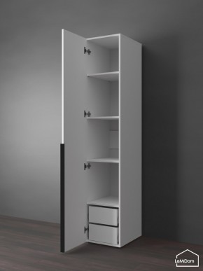 Шкаф Linnea MHR-1-3 2050х400х510 (Белый-М 11.1.2) в Воткинске - votkinsk.ok-mebel.com | фото 5