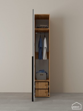 Шкаф Linnea MHR-1-3 2050х400х510 (ДВ-М 11.1.25) в Воткинске - votkinsk.ok-mebel.com | фото 5