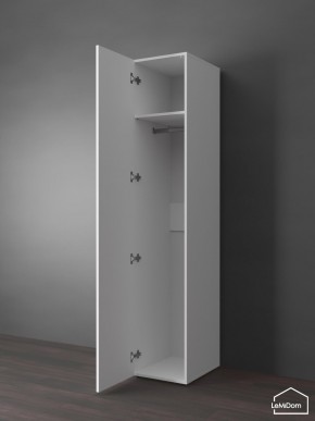 Шкаф Linnea MHR-1PO 2050х400х510 (Белый-М 11.1.2) в Воткинске - votkinsk.ok-mebel.com | фото 4