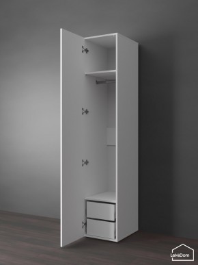 Шкаф Linnea MHR-1PO-3 2050х400х510 (Белый-М 11.1.2) в Воткинске - votkinsk.ok-mebel.com | фото 4