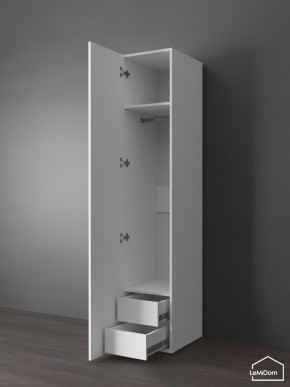 Шкаф Linnea MHR-1PO-3 2050х400х510 (Белый-М 11.1.2) в Воткинске - votkinsk.ok-mebel.com | фото 5