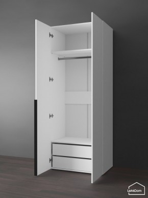 Шкаф Linnea MHR-2-3 2050х800х510 (Белый-М 11.1.2) в Воткинске - votkinsk.ok-mebel.com | фото 6