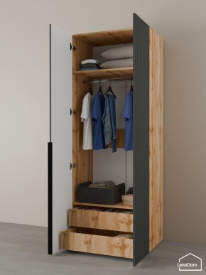 Шкаф Linnea MHR-2-3 2050х800х510 (ДВ-М 11.1.25) в Воткинске - votkinsk.ok-mebel.com | фото 6