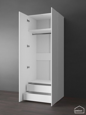 Шкаф Linnea MHR-2PO-3 2050х800х510 (Белый-М 11.1.2) в Воткинске - votkinsk.ok-mebel.com | фото 5