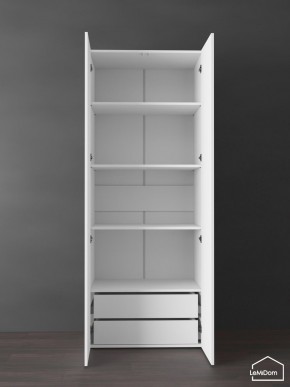 Шкаф Linnea MHR-2PO-4 2050х800х510 (Белый-М 11.1.1) в Воткинске - votkinsk.ok-mebel.com | фото 5
