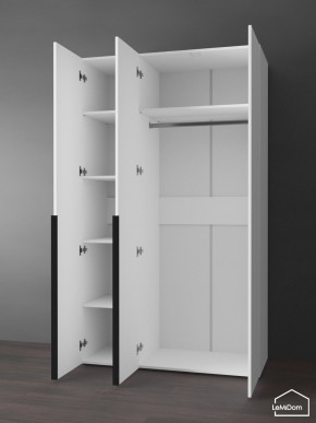Шкаф Linnea MHR-3-1 2050х1200х510 (Белый-М 11.1.2) в Воткинске - votkinsk.ok-mebel.com | фото 5