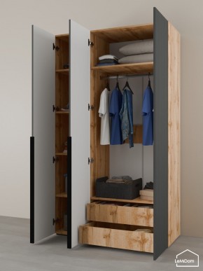 Шкаф Linnea MHR-3-2 2050х1200х510 (ДВ-М 11.1.25) в Воткинске - votkinsk.ok-mebel.com | фото 6