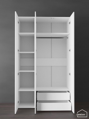 Шкаф Linnea MHR-3PO-2 2050х1200х510 (Белый-М 11.1.2) в Воткинске - votkinsk.ok-mebel.com | фото 5