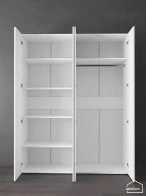 Шкаф Linnea MHR-4PO-1 2050х1600х510 (Белый-М 11.1.1) в Воткинске - votkinsk.ok-mebel.com | фото 4