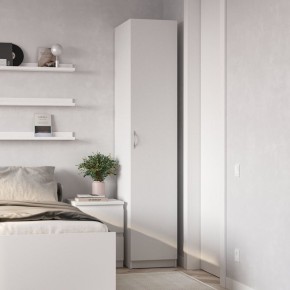 Шкаф ПЕГАС однодверный, цвет белый в Воткинске - votkinsk.ok-mebel.com | фото 4