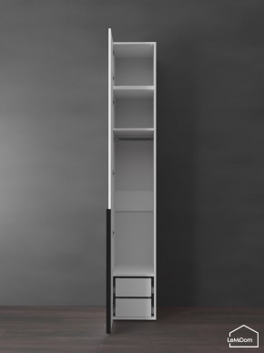 Шкаф с антресолью Linnea MHR-1A-3 2450х400х510 (Белый-М 11.1.2) в Воткинске - votkinsk.ok-mebel.com | фото 5