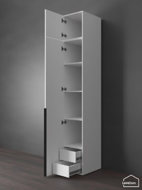 Шкаф с антресолью Linnea MHR-1A-4 2450х400х510 (Белый-М 11.1.2) в Воткинске - votkinsk.ok-mebel.com | фото 5