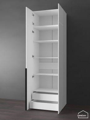 Шкаф с антресолью Linnea MHR-2A-4 2450х800х510 (Белый-М 11.1.2) в Воткинске - votkinsk.ok-mebel.com | фото 5