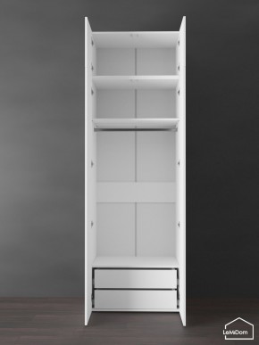 Шкаф с антресолью Linnea MHR-2POA-3 2450х800х510 (Белый-М 11.1.1) в Воткинске - votkinsk.ok-mebel.com | фото 5