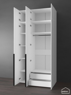 Шкаф с антресолью Linnea MHR-3A-2 2450х1200х510 (Белый-М 11.1.2) в Воткинске - votkinsk.ok-mebel.com | фото 5