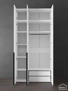 Шкаф с антресолью Linnea MHR-3A-2 2450х1200х510 (Белый-М 11.1.2) в Воткинске - votkinsk.ok-mebel.com | фото 6