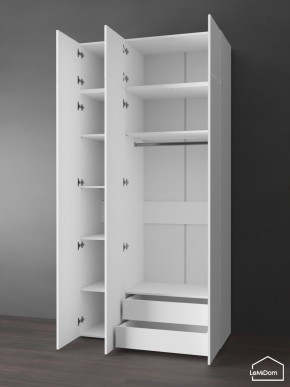 Шкаф с антресолью Linnea MHR-3POA-2 2450х1200х510 (Белый-М 11.1.2) в Воткинске - votkinsk.ok-mebel.com | фото 5