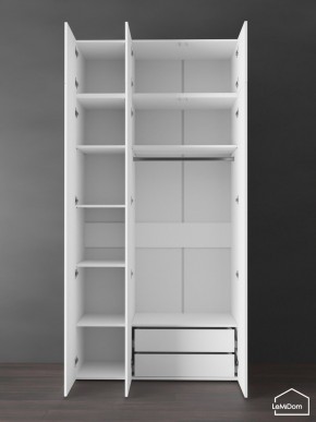 Шкаф с антресолью Linnea MHR-3POA-2 2450х1200х510 (Белый-М 11.1.2) в Воткинске - votkinsk.ok-mebel.com | фото 6