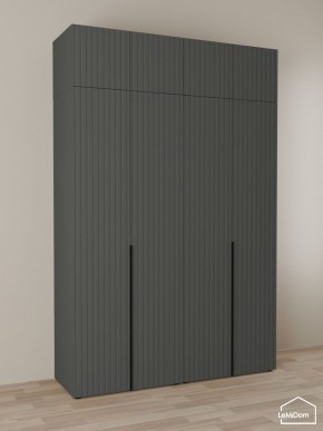 Шкаф с антресолью Linnea MHR-4A-1 2450х1600х510 (Графит-М 11.1.25) в Воткинске - votkinsk.ok-mebel.com | фото