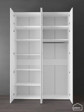 Шкаф с антресолью Linnea MHR-4POA-1 2450х1600х510 (Белый-М 11.1.1) в Воткинске - votkinsk.ok-mebel.com | фото 4