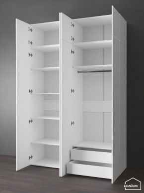 Шкаф с антресолью Linnea MHR-4POA-2 2450х1600х510 (Белый-М 11.1.1) в Воткинске - votkinsk.ok-mebel.com | фото 6