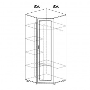 Шкаф угловой №243 Белла в Воткинске - votkinsk.ok-mebel.com | фото 2