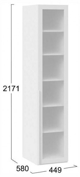 Шкаф-витрина Порто СМ-393.07.008 в Воткинске - votkinsk.ok-mebel.com | фото 3