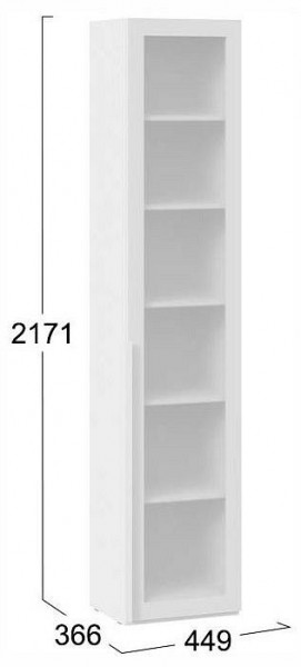 Шкаф-витрина Порто СМ-393.07.213 в Воткинске - votkinsk.ok-mebel.com | фото 4