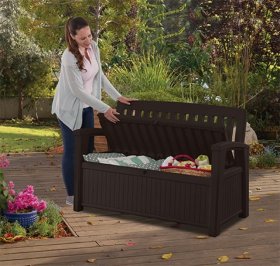 Скамья Patio Bench коричневый в Воткинске - votkinsk.ok-mebel.com | фото 2