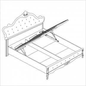 Спальня Мишель 6-ти ств (белый матовый/экокожа) в Воткинске - votkinsk.ok-mebel.com | фото 4