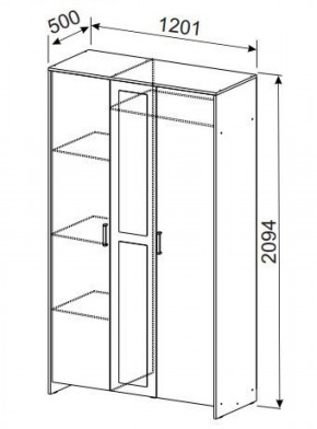 Спальный гарнитур МСП-1 (Ясень Анкор светлый) 1600 в Воткинске - votkinsk.ok-mebel.com | фото 9