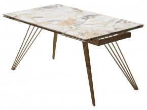 Стол ACERRA NEW 160 GLOSS GRAND JADE SOLID CERAMIC/ каркас цвета шампань, ®DISAUR в Воткинске - votkinsk.ok-mebel.com | фото 14