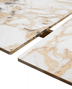 Стол ACERRA NEW 160 GLOSS GRAND JADE SOLID CERAMIC/ каркас цвета шампань, ®DISAUR в Воткинске - votkinsk.ok-mebel.com | фото 8