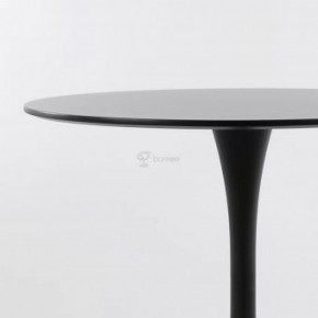 Стол Barneo T-3 Tulip style (RAL9017 черный, D90) в Воткинске - votkinsk.ok-mebel.com | фото