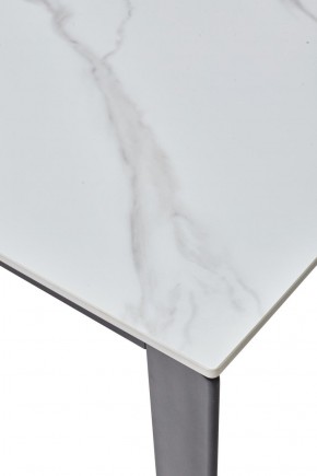 Стол CORNER 120 MATT WHITE MARBLE SOLID CERAMIC / BLACK, ®DISAUR в Воткинске - votkinsk.ok-mebel.com | фото 8