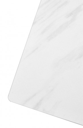 Стол FONDI 180 MARBLES KL-99 Белый мрамор матовый, итальянская керамика/ черный каркас, ®DISAUR в Воткинске - votkinsk.ok-mebel.com | фото 6