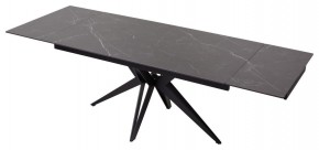 Стол FORIO 160 MATT BLACK MARBLE SOLID CERAMIC / BLACK, ®DISAUR в Воткинске - votkinsk.ok-mebel.com | фото 5