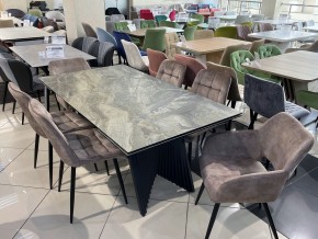 Стол IVAR 180 MARBLES KL-80 Серый мрамор, итальянская керамика, ®DISAUR в Воткинске - votkinsk.ok-mebel.com | фото 11