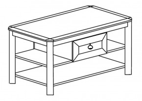 Стол журнальный №623 "Инна" Денвер светлый в Воткинске - votkinsk.ok-mebel.com | фото