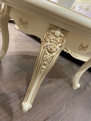 Стол журнальный круглый Мона Лиза (крем) в Воткинске - votkinsk.ok-mebel.com | фото 5
