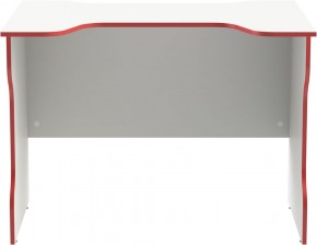Стол компьютерный ВАРДИГ K2 100x82, белый/красный в Воткинске - votkinsk.ok-mebel.com | фото 2