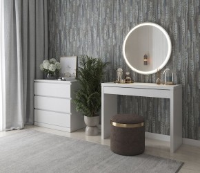 Стол косметический Энкель 100 белый в Воткинске - votkinsk.ok-mebel.com | фото 4