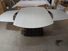 Стол LORENS 150 TL-58 поворотная система раскладки, испанская керамика / Темно-серый, ®DISAUR в Воткинске - votkinsk.ok-mebel.com | фото 2