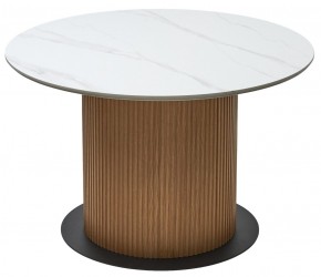Стол MESA D120 цвет БЕЛЫЙ МРАМОР M326 / Каркас OAK, ®DISAUR в Воткинске - votkinsk.ok-mebel.com | фото 7