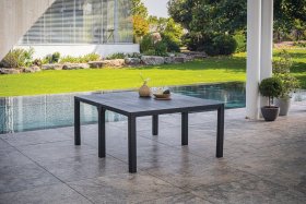 Стол раскладной Джули (Julie Double table 2 configurations) Графит в Воткинске - votkinsk.ok-mebel.com | фото 2