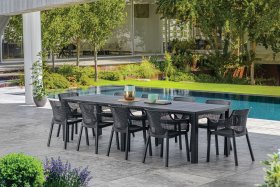 Стол раскладной Джули (Julie Double table 2 configurations) Графит в Воткинске - votkinsk.ok-mebel.com | фото 4